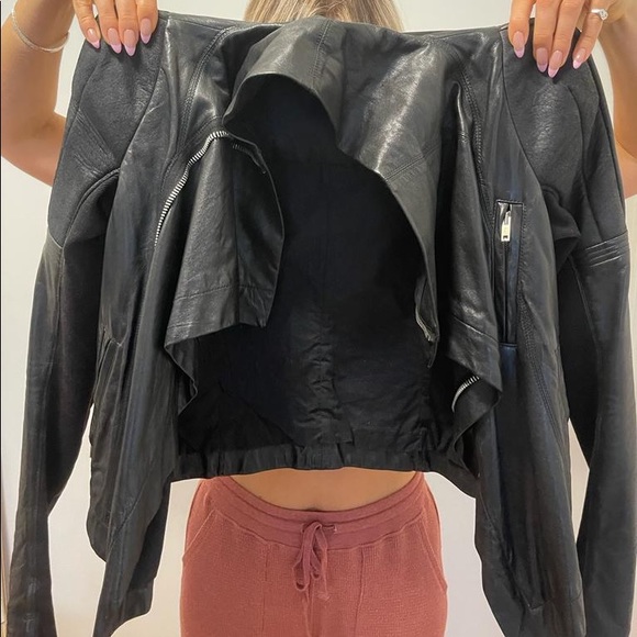 Rick Owens special edition black leather lambskin jacket - Picture 10 of 16